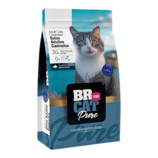 Br For Cat Gatos Castrados Proteína de Salmon