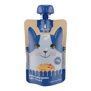Calabaza Salsa para Gatos Pollo y Ternera