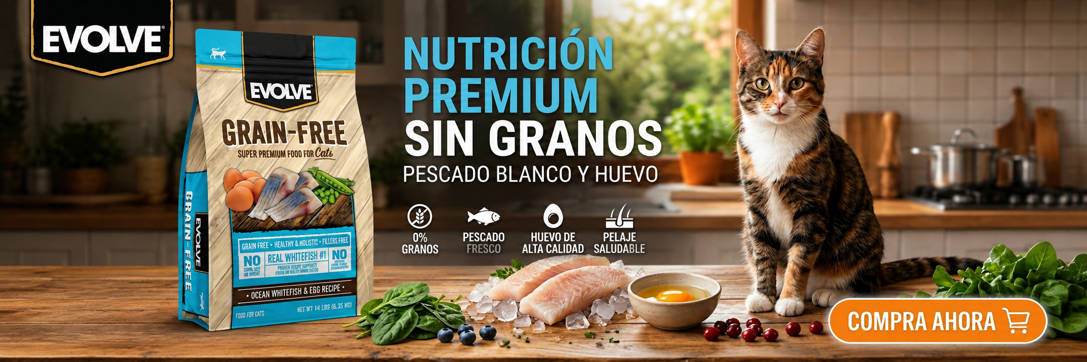 Evolve pescado blanco