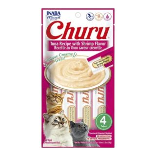 Churu cat paquete x4 unidades / Atun con Camarones