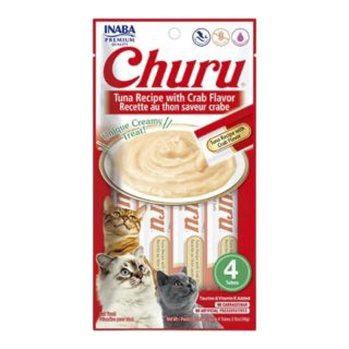 Churu cat paquete x4 unidades / Atun con Cangrejo