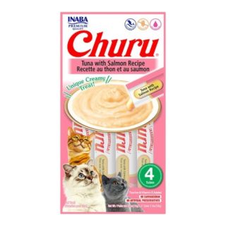 Churu cat paquete x4 unidades / salmon