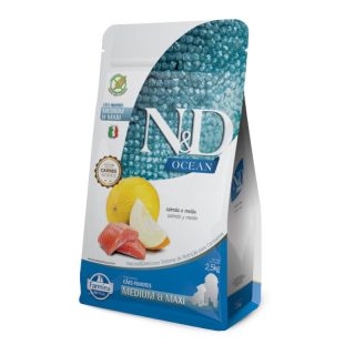 N&D Ocean Cachorro Raza Grande Salmon Y Melón Peso 2.5Kg