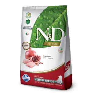 N&D Prime Cachorro Raza Mediana Pollo y Granada