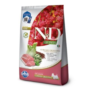 N&D Quinoa Adultos Razas Pequeñas Cuidado Digestivo Peso 2.5Kg