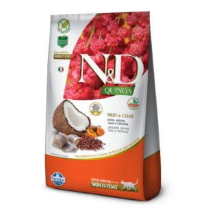 N&D Quinoa Gatos Adultos Piel y Pelaje