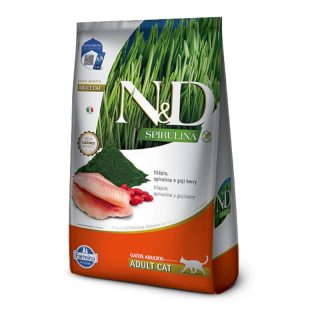 N&D Spirulina Gatos Adultos Tilapia