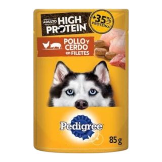 Pedigree Pouch High Protein Cerdo y Pollo